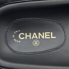 将图像加载到图库查看器中，CHANEL CHANEL logo sandals Black/MulticolorG38933 Leather Size 37C
