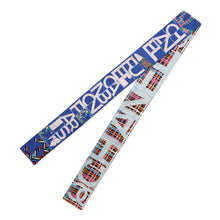 Load image into Gallery viewer, CHANEL Twilly Scarf all-over pattern Blue/Pink/Multicolor Silk100%

