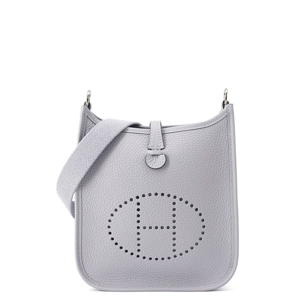 HERMES Evelyne Short Green Pantan Taurillon Clemence Size TPM