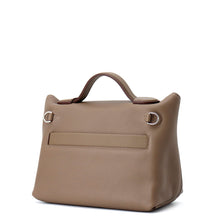 将图像加载到图库查看器中，HERMES Van Quatre Etoupe Evercolor Swift Leather Size Mini
