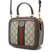 Load image into Gallery viewer, GUCCI GG Supreme Ophidia Handbag Brown772157 GG Supreme Leather
