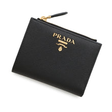 Load image into Gallery viewer, PRADA Saffiano Leather Multicolor Wallet Black/Pink1ML050 Leather
