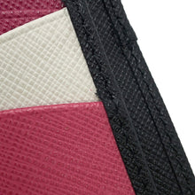 Load image into Gallery viewer, PRADA Saffiano Leather Multicolor Wallet Black/Pink1ML050 Leather
