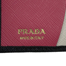 Load image into Gallery viewer, PRADA Saffiano Leather Multicolor Wallet Black/Pink1ML050 Leather
