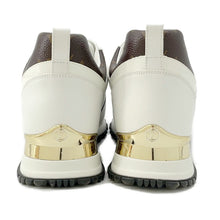将图像加载到图库查看器中，LOUIS VUITTON Run Away・Sneakers White1A4XNO Calf Leather Monogram Size 39 1/2
