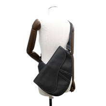 Load image into Gallery viewer, Dior Maxi Saddlebag Black1ADPO211YKK Calf Leather
