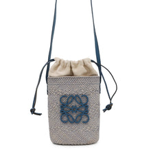 Load image into Gallery viewer, LOEWE Square Pocket BlueC630G35X01 Ilaka Palm Calf Leather
