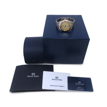 Load image into Gallery viewer, SEIKO Heritage Collection Spring Drive Ginza Limited Edition 500 pieces W41mm Ti Light Gold DialSBGA503
