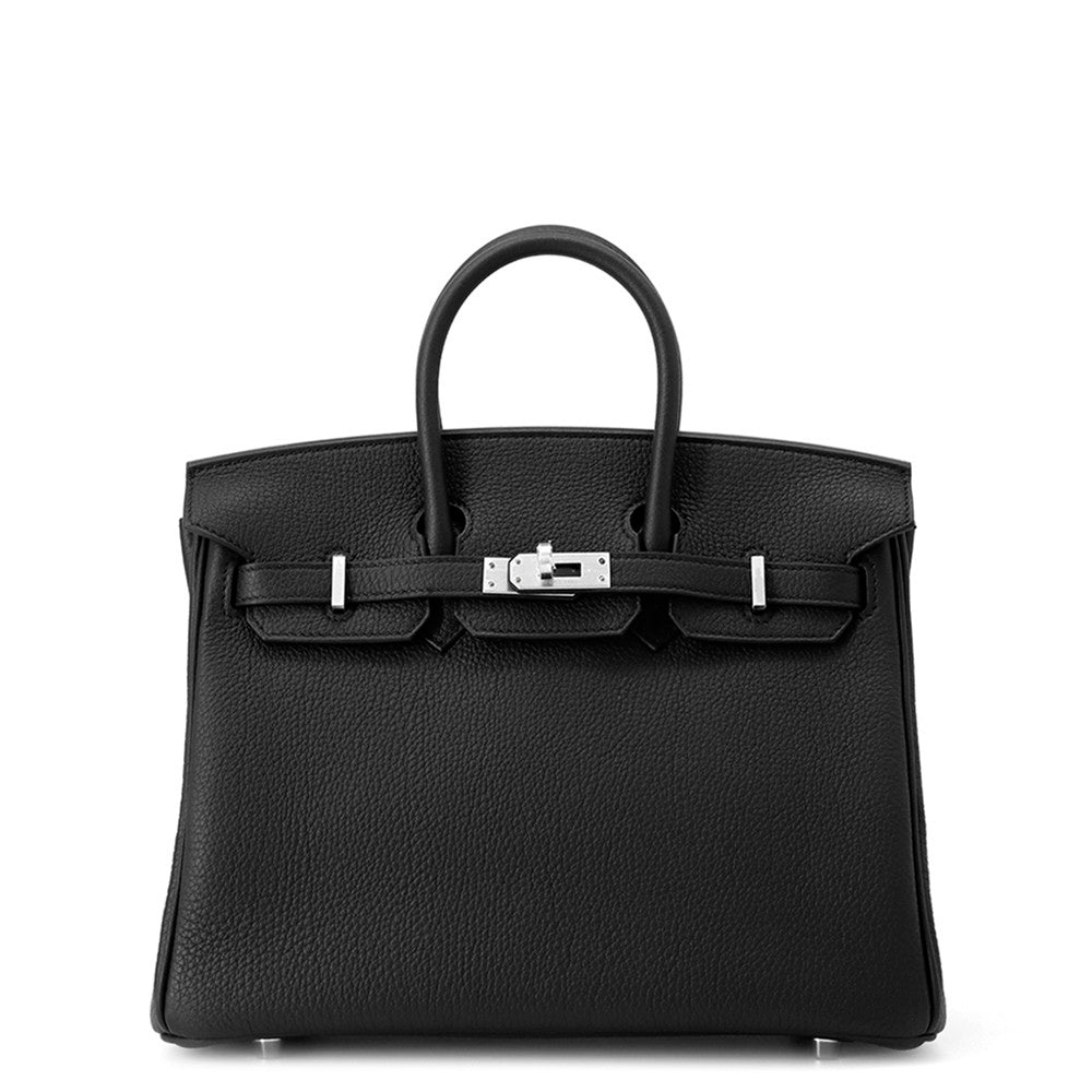 HERMES Birkin Black Togo Leather Size 25