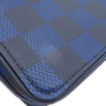 将图像加载到图库查看器中，LOUIS VUITTON Studio messenger Noir/BlueN50037 Damier Infini Leather3D
