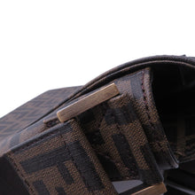 将图像加载到图库查看器中，FENDI Zucca flap messenger bag Brown7VA215 PVC
