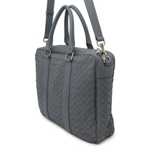 Load image into Gallery viewer, Bottega Veneta INTRECCIATO 2WAY Business Bag Gray Leather
