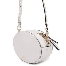 将图像加载到图库查看器中，Valentino Garavani ★VLTN Logo Rock Studded Shoulder Bag WhiteQW2B0C47RCH Leather
