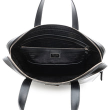 将图像加载到图库查看器中，PRADA 2WAY business bag Black2VE368 BrushedLeather

