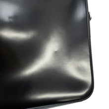 将图像加载到图库查看器中，PRADA 2WAY business bag Black2VE368 BrushedLeather
