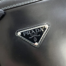 将图像加载到图库查看器中，PRADA 2WAY business bag Black2VE368 BrushedLeather
