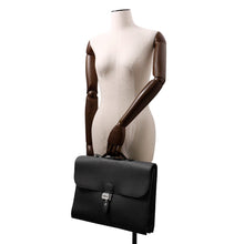 Load image into Gallery viewer, HERMES Sac A Depeches Black Togo Leather Size 38
