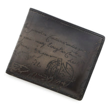 Load image into Gallery viewer, Berluti Calligraphy Bifold Wallet Black Leather
