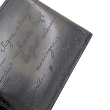 Load image into Gallery viewer, Berluti Calligraphy Bifold Wallet Black Leather
