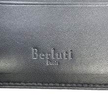 Load image into Gallery viewer, Berluti Calligraphy Bifold Wallet Black Leather

