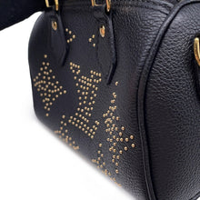 将图像加载到图库查看器中，LOUIS VUITTON Nano Speedy NoirM46745 Monogram Empreinte Leather(Studded)
