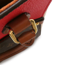 Load image into Gallery viewer, LOUIS VUITTON Fold tote Cerise/Cream/BrownM45389 Monogram Calf Leather Size PM
