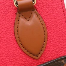 Load image into Gallery viewer, LOUIS VUITTON Fold tote Cerise/Cream/BrownM45389 Monogram Calf Leather Size PM
