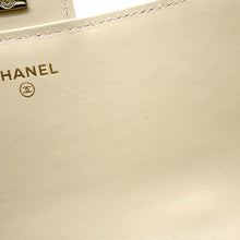 Load image into Gallery viewer, CHANEL Matelasse Top Handle Mini Chain Backpack Beige Lambskin
