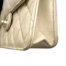 Load image into Gallery viewer, CHANEL Matelasse Top Handle Mini Chain Backpack Beige Lambskin
