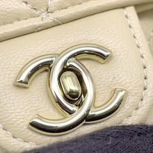Load image into Gallery viewer, CHANEL Matelasse Top Handle Mini Chain Backpack Beige Lambskin
