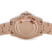 将图像加载到图库查看器中，ROLEX GMT MasterII W40mm 18K Pink Gold Black Dial126715CHNR
