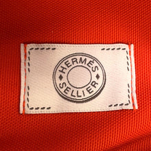 Load image into Gallery viewer, HERMES Dog carry bag Navy Canvas
