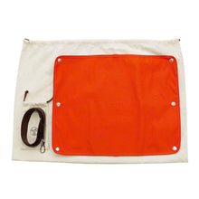 Load image into Gallery viewer, HERMES Dog carry bag Navy Canvas
