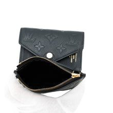 Load image into Gallery viewer, LOUIS VUITTON Portefeuille Victorine NoirM64060 Monogram Empreinte Leather
