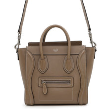 将图像加载到图库查看器中，CELINE Luggage Suri189243 Leather Size Nano
