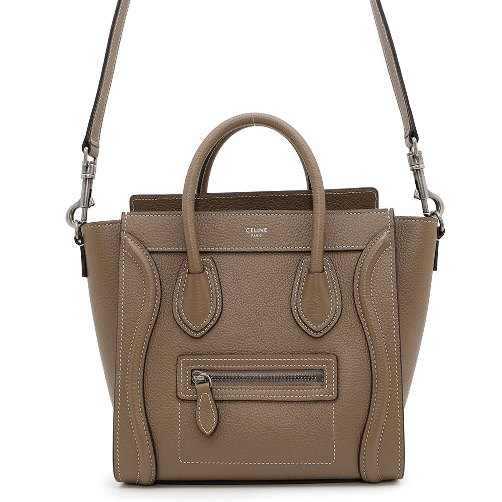CELINE Luggage Suri189243 Leather Size Nano