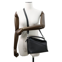 Load image into Gallery viewer, LOEWE Puzzle Edge Shoulder Bag BlackA510P60X41 Classic Calf LeatherLeather Size Small
