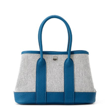 Load image into Gallery viewer, HERMES Neo Garden Blue Outremer/Ecru Toile H Viking Negonda Leather Size 23
