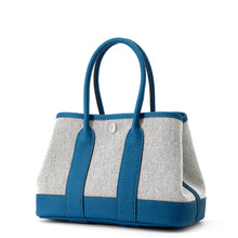 Load image into Gallery viewer, HERMES Neo Garden Blue Outremer/Ecru Toile H Viking Negonda Leather Size 23

