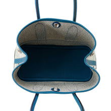 Load image into Gallery viewer, HERMES Neo Garden Blue Outremer/Ecru Toile H Viking Negonda Leather Size 23
