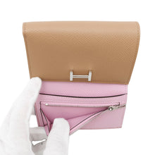 Load image into Gallery viewer, HERMES Bearn combine Chai/Mauve Silvestre Epsom
