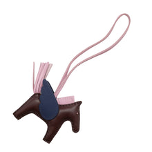 Load image into Gallery viewer, HERMES Rodeo Pegasus RougeSellier/Mauve Sylvestre/Blue Saphir Lambskin
