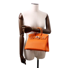 Load image into Gallery viewer, HERMES Birkin Orange Togo Leather Size 25
