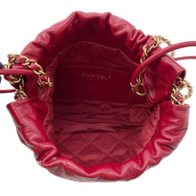 Load image into Gallery viewer, CHANEL CHANEL22 ChainShoulder Bag RedAS3980 Calf Leather Size Mini
