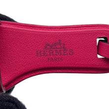 Load image into Gallery viewer, HERMES Oran Nano Bag Charm Rose mexico Epsom Swift Leather Vache Hunter Leather
