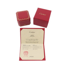 Load image into Gallery viewer, CARTIER Anniversary 1P Diamond Ring Size 48/#8 18K Yellow Gold
