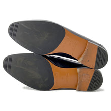 将图像加载到图库查看器中，HERMES Paris Mocassins Black Leather Size Chronomat 44
