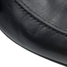 将图像加载到图库查看器中，HERMES Paris Mocassins Black Leather Size Chronomat 44
