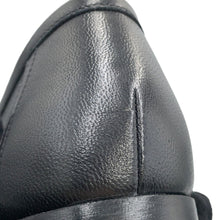 将图像加载到图库查看器中，HERMES Paris Mocassins Black Leather Size Chronomat 44
