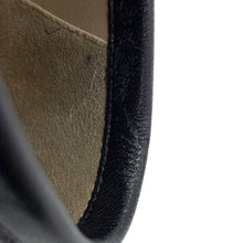 将图像加载到图库查看器中，HERMES Paris Mocassins Black Leather Size Chronomat 44
